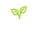 Less waste, lower impact, from day one icon